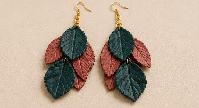 Verdant and Lilac leaf Cascade