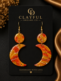 Sunset Crescent Earrings
