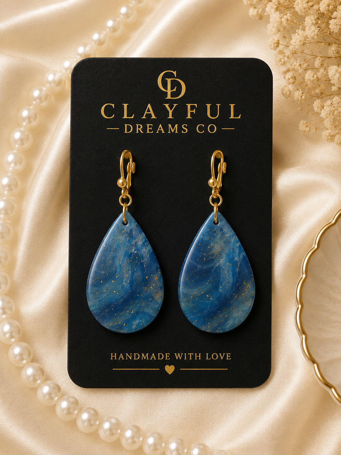 Blue Lagoon Statement necklace & Earrings